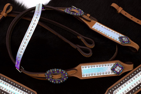 hologramowy zestaw lptrick bridle + napierśnik