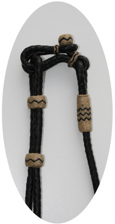 Romal Reins - mit Silber - DUNKEL - Extra Heavy