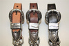 "EE Tack" Kinnketten - Show -  doppelte Kette mit Silber - HELL / MITTEL / DUNKEL