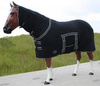 TOP SCORE Abschwitzdecke - Halsteil & Bauchlatz - SCHWARZ - 74" bis 80"