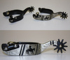 KY Show Sporen - Black Steel mit Silver