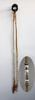 Romal Reins - Rawhide - Silver Ball's - Roller Pipe's - Natur
