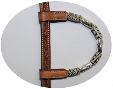 "SN Tack" Kopfstück - Doppeleinohr - Show - HS008