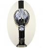 EE Tack Premium Show Halfter - SILBER - mit Führleine - DUNKELBRAUN - COB Size