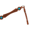 Breastcollar with blue stones