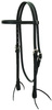 "WEAVER" - Kopfstück – Stirnband – 5/8´´ - Tie Ends – NP Buckle
