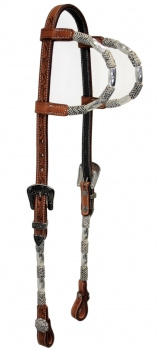 "SN Tack" Kopfstück - Doppeleinohr - Show - HS008