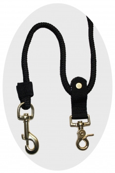 Draw Reins - Schlaufzügel - CORD Rope - Brass Snap's