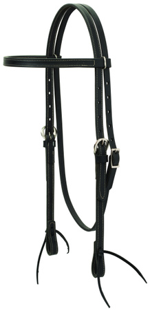 "WEAVER" - Kopfstück – Stirnband – 5/8´´ - Tie Ends – NP Buckle