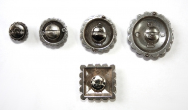 "ILC" Concho with Chicago Screw - TURQUISE - Eckig / Quadratisch (7122-0..)