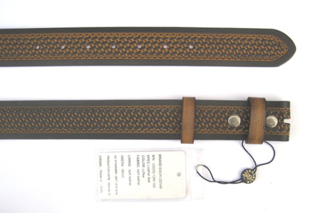 Gürtel - Basket Tooling - Wechselverschluss - versch. Längen - 105cm bis 120cm