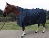 TOUGH HORSE - Regen Winterdecke - HALF NECK - 100gr. - 1200D - NAVY - 76´´ (135cm) & 78´´ (145cm)