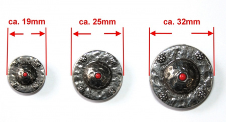 "ILC" Concho with Chicago Screw - ARLO - 2 versch. Größen (7152-0..)