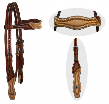 EE Tack Kopfstück - Two Tone Set - E-101