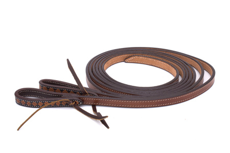 reins lptrick w kolorze ciemnobrownm 2,2 m