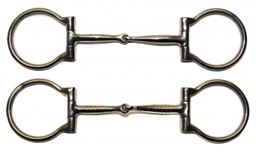 KS SS D-Ring Snaffle Bit - 5 '' oder 5,5 '' Breite (20436)