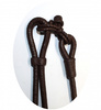 "CE" Romal Reins - Dark Brown Soft Leather