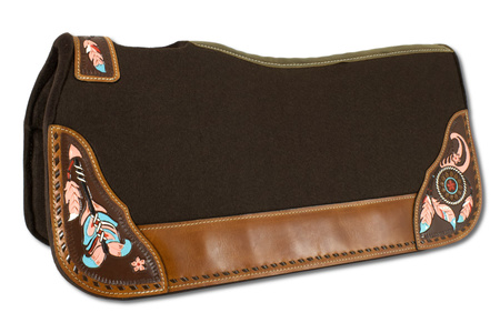 saddle pad anatomiczny lptrick / brown