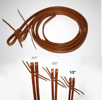 EE Tack Herman Oak Harness Leder Zügel - 1/2 '' - 13mm - ca. 8 ft. / 240cm lang