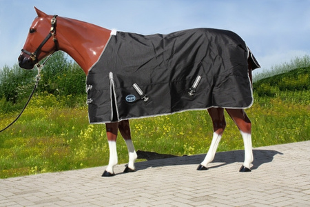 TOUGH HORSE - Regendecke MIT Unterdecke (50gr.) -1680D - SCHWARZ - 76 & 78