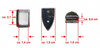 "ILC" Buckle Set - ROPED - 20mm (3/4´´) - 7346-02