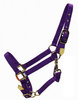 Deluxe Halfter - 2-fach verstellbar - Brass Snap - 7 versch. Farben - Gr. M