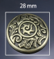 AE Concho - Antik Messing - 28mm