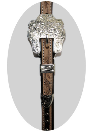 "CE Classic" Show Kopfstück - Sterling Silver Coated - 1 Ohr - AS6009