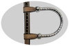 "CE Classic" Show Kopfstück - Sterling Silver Coated - 1 Ohr - AS6009
