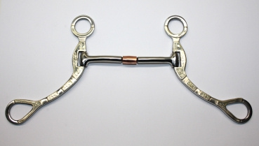 "KS" SS B. Allen Shank Bit – Copper Roller – Show - 5 '' od. 5,5 '' (25114)