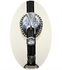 EE Tack Premium Show Halfter - SILBER - mit Führleine - DUNKELBRAUN - COB Size