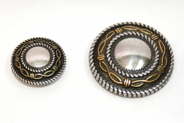 ILC Concho with Chicago Screw - Barbwire - 2 versch. Größen (7732/7731-10)