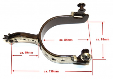 KS Antigue Show Spurs – STARS (382360BR)