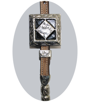CE Classic Show Kopfstück - Sterling Silver Coated - 1 Ohr - AS6006