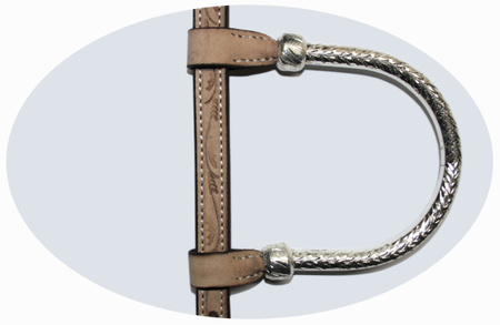 CE Classic Show Kopfstück - Sterling Silver Coated - 1 Ohr - AS6006