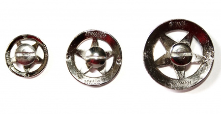 "ILC" Concho with Chicago Screw - STAR - 3 versch. Größen (7990-2....)