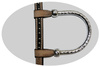 "CE Classic" Show Kopfstück - Sterling Silver Coated - 1 Ohr - AS6009