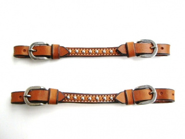 "EE Tack" Kinnriemen - Show mit DOTS - MITTEL