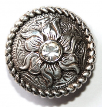 "ILC" Concho with Chicago Screw - ROUND / FLOWER - 2 versch. Größen (7407-05 u. 7408-06)