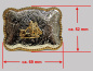 "ILC" Belt Buckle - Cowboy Rectangle - 70697-11