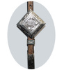 "CE Classic" Show Kopfstück - Sterling Silver Coated - 1 Ohr - AS6010