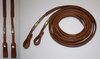 EE Tack - Harness Zügel - 5/8 '' - Round End's - Silver Pipe's / Rawhide