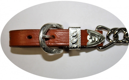 CE Kinnkette - Show – doppelte Kette / Silber - Mittel od. Dunkel