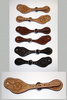 Sporenriemen - Flower Tooled - US Leder