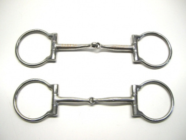 SS D-Ring Snaffle - Copper Inlay - 5 '' oder 5,5 '' Breite (255740)