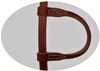 BCL Kopfstück Einohr - Harness Leather - Stitched - Edelstahl Schnallen