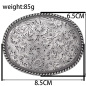 AE Belt Buckle - Oval - Barbwire