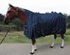 "TOUGH HORSE" - Regen Winterdecke - HALF NECK - 150gr. - 1200D - NAVY - Größen 74´´(125cm) bis 80´´ (155cm)