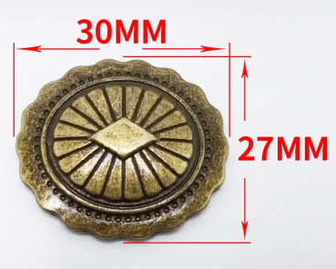 AE Concho - Antik Messing - 27/30mm