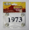 Silver Concho Number Set (4 Stück) - #11-012